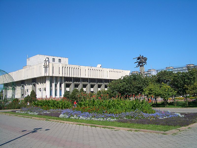 Philharmonic Hall 253 Chuy Ave Bishkek: The Kyrgyz State Philharmonic Hall Bishkek and the Manas statue and fountain, are one of Bishkek’s landmarks. The white building of the Philharmonic Hall is located oposite if the city hall, in the heart of Bishkek, on the corner Prospect Chuy and Prospect Manas. Inside the Kyrgyz State Philharmonic Hall there are two concert rooms. [...]