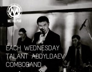 Each Wednesday at Metro Pub – Talant Abdyladaev and his Combo Band