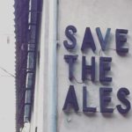 Save the Ales sign
